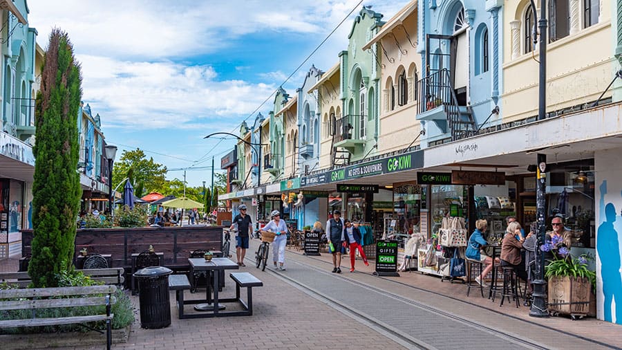 Bars and restaurants in Christchurch.