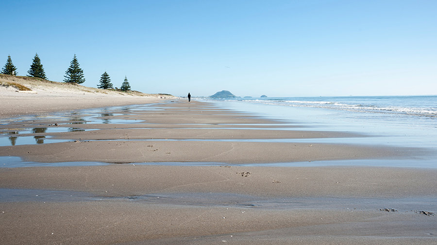 Papamoa Beach.